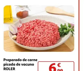 Alcampo Preparado de carne picada de vacuno ROLER oferta