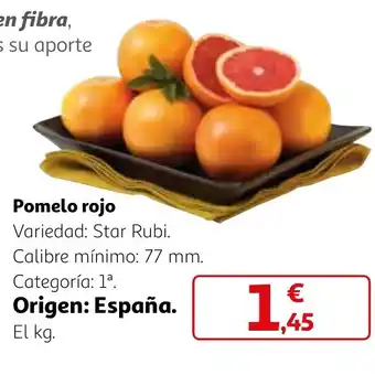 Alcampo Pomelo rojo oferta