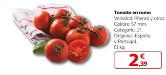 Alcampo Tomate en rama oferta