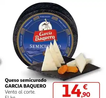 Alcampo Queso semicurado GARCIA BAQUERO oferta