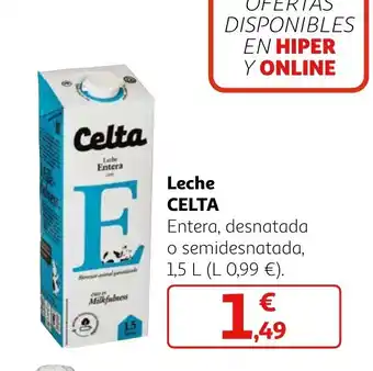 Alcampo Leche CELTA oferta