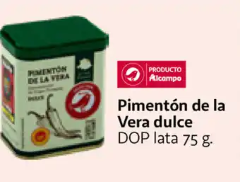 Alcampo Pimentón de la Vera dulce 75g oferta