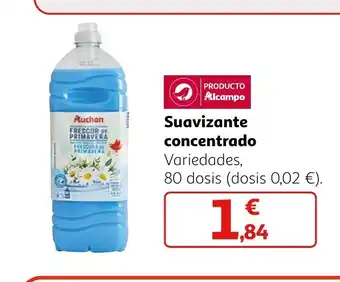 Alcampo Suavizante concentrado oferta