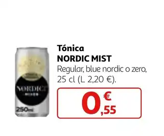 Alcampo Tónica NORDIC MIST oferta