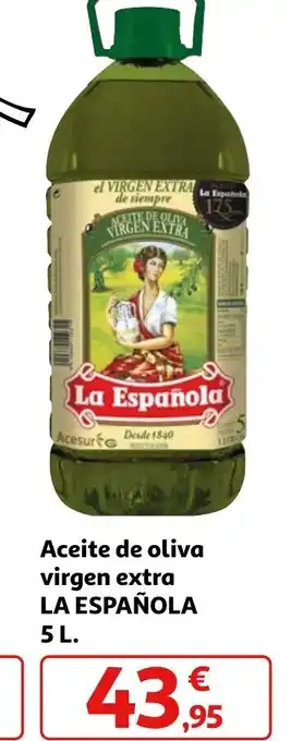 Alcampo Aceite de oliva virgen extra LA ESPAÑOLA 5 L. oferta