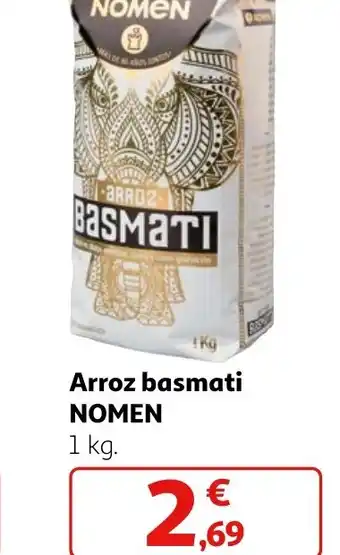 Alcampo Arroz basmati NOMEN oferta