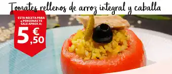 Alcampo Tomates rellenos de arroz integral y caballa oferta