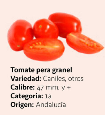 Alcampo Tomate pera granel oferta
