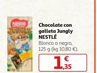 Alcampo Chocolate con galleta Jungly NESTLÉ oferta