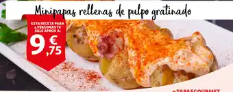 Alcampo Minipapas rellenas de pulpo gratinado oferta