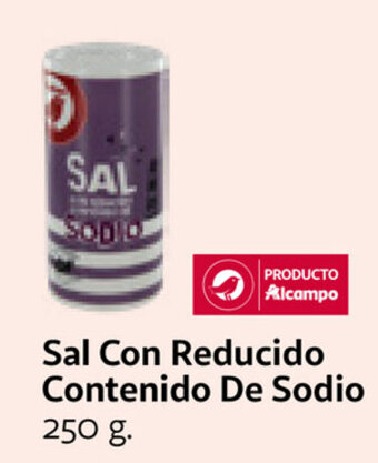 Alcampo Sal Con Reducido COntenido De Sodio 250g oferta