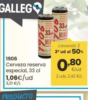 Autoservicios Familia 1906 Cerveza reserva especial, 33 cl oferta