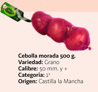 Alcampo Cebolla morada 500g oferta