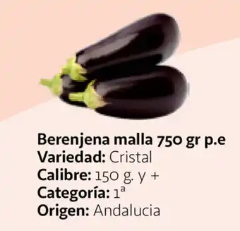 Alcampo Berenjena malla 750g oferta