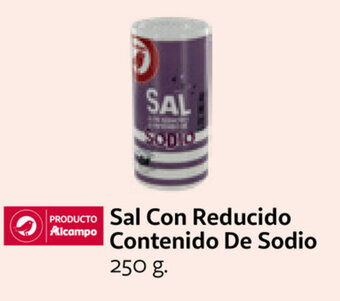 Alcampo Sal Con Reducido COntenido De Sodio 250g oferta