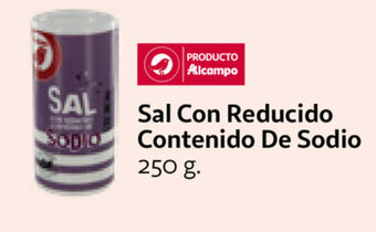 Alcampo Sal Con Reducido COntenido De Sodio 250g oferta