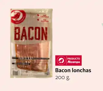 Alcampo Bacon lonchas 200g oferta