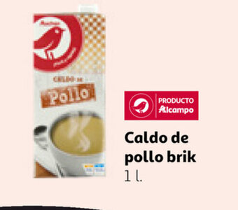 Alcampo Caldo de pollo brik 1L oferta