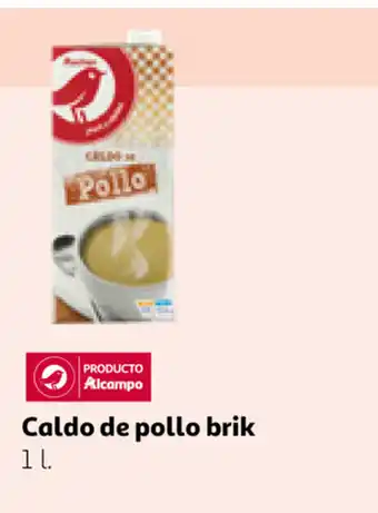 Alcampo Caldo de pollo brik 1L oferta