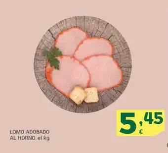 HiperDino LOMO ADOBADO AL HORNO, el kg oferta