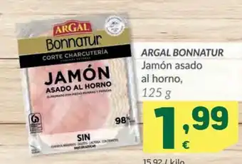 HiperDino ARGAL BONNATUR Jamón asado al horno, oferta