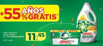 HiperDino ARIEL detergente líquido original, oferta