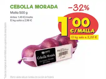 AhorraMas CEBOLLA MORADA Malla 500 g oferta