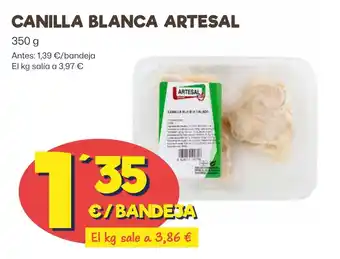 AhorraMas CANILLA BLANCA ARTESAL oferta