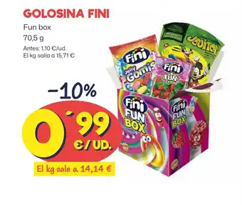 AhorraMas GOLOSINA FINI Fun box oferta