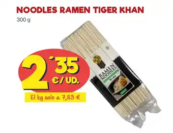 AhorraMas NOODLES RAMEN TIGER KHAN oferta