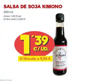 AhorraMas SALSA DE SOJA KIMONO oferta