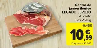 Carrefour Market Centro de jamón ibérico LEGADO ELPOZO oferta