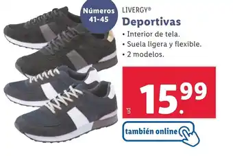 Lidl LIVERGY® Deportivas oferta