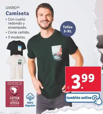Lidl LIVERGYⓇ Camiseta oferta