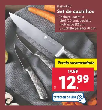 Lidl MasterPRO Set de cuchillos oferta