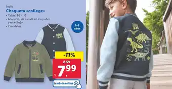 Lidl Lupilu Chaqueta <college>> oferta