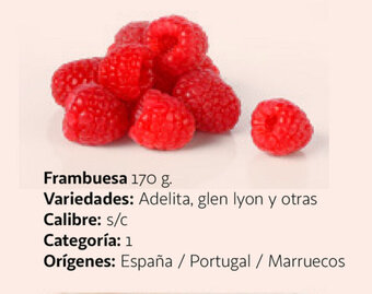 Alcampo Frambuesa 170g oferta