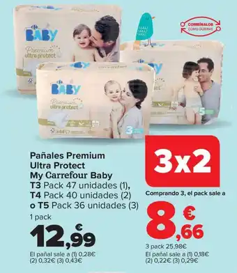 Carrefour Pañales Premium Ultra Protect My Carrefour Baby oferta