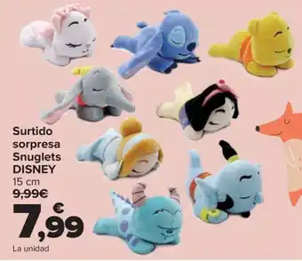 Carrefour Surtido sorpresa Snuglets DISNEY oferta