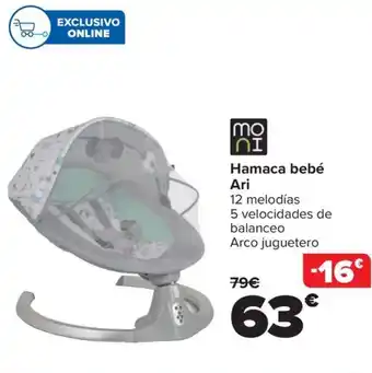 Carrefour Hamaca bebé Ari oferta