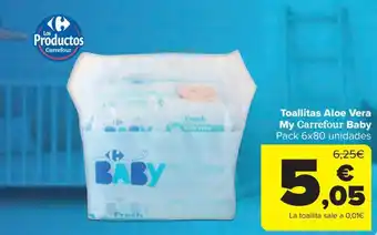Carrefour Market Toallitas Aloe Vera My Carrefour Baby oferta