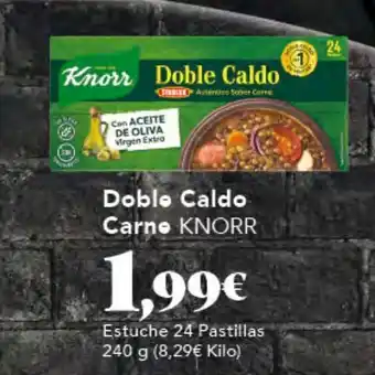 Gadis Doblo Caldo Carne KNORR oferta