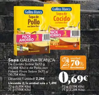 Gadis Sopa GALLINA BLANCA oferta