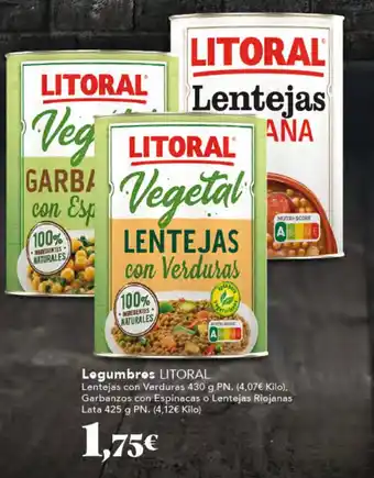 Gadis Legumbres LITORAL oferta