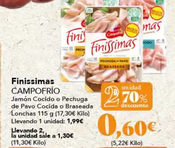 Gadis Finissimas CAMPOFRÍO oferta