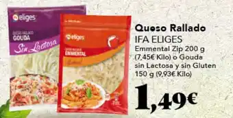 Gadis Queso Rallado IFA ELIGES oferta
