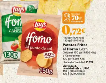 Gadis Patatas Fritas al Horno LAY'S oferta