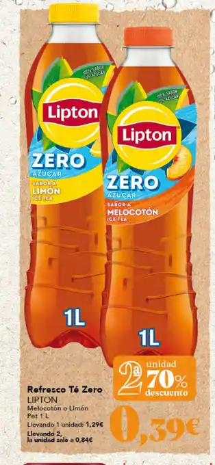 Gadis Refresco Te Zero LIPTON oferta