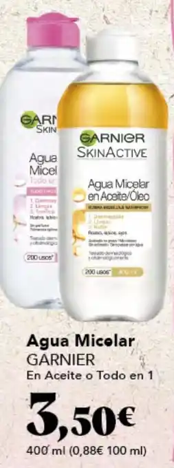 Gadis Agua Micelar GARNIER oferta