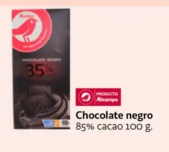 Alcampo Chocolate negro 85% cacao 100g oferta